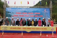 Lễ khởi công xây dựng thủy điện Bản Ang